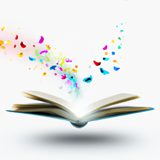 An image of an open book with colorful pages flying out, symbolizing the boundless imagination that can be found in literature.